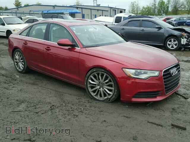 2012 Audi A6 A6 Premium (VIN WAUDFAFC8CN144049) — фото 1 из 10, Copart, повреждение: передняя часть