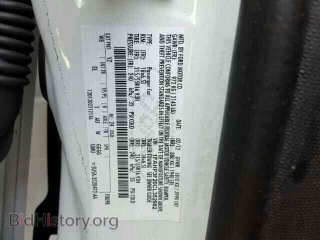 2012 FORD FOCUS - VIN: 1FAHP3F20CL352982 - Фото 10