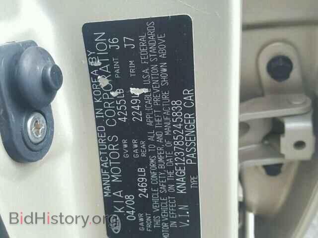 2008 KIA OPTIMA - VIN: KNAGE123785245838 - Photo 10