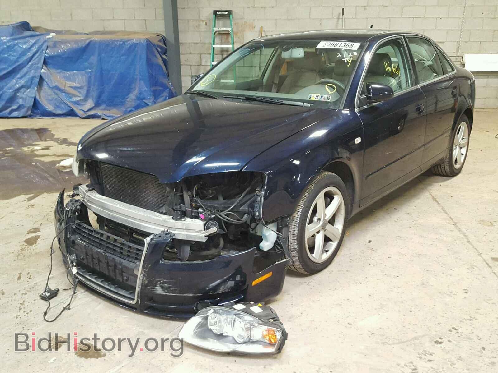 2007 AUDI A4 - VIN: WAUDH78E97A254441 - Фото 2