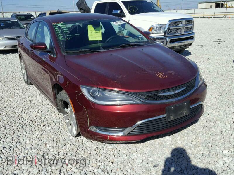 2015 Chrysler 200 200 Limite (VIN 1C3CCCAB3FN554509) — фото 1 из 10, Copart, повреждение: передняя часть