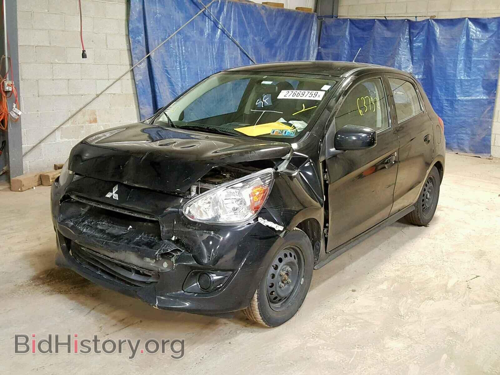 2015 MITSUBISHI MIRAGE - VIN: ML32A3HJ0FH033954 - Фото 2
