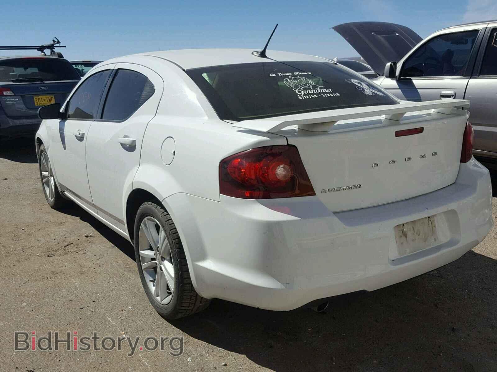2012 DODGE AVENGER - VIN: 1C3CDZAG4CN315879 - Фото 3
