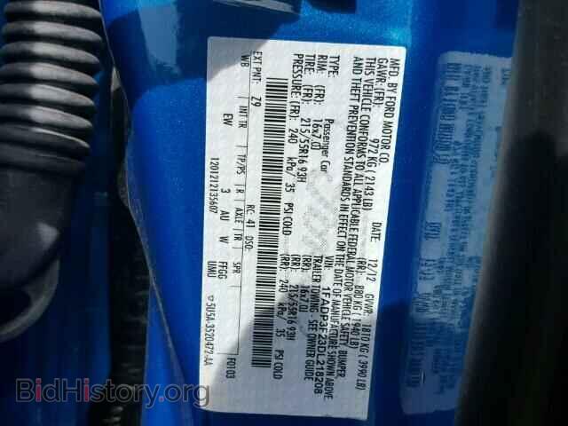 2013 FORD FOCUS - VIN: 1FADP3F23DL218208 - Photo 10