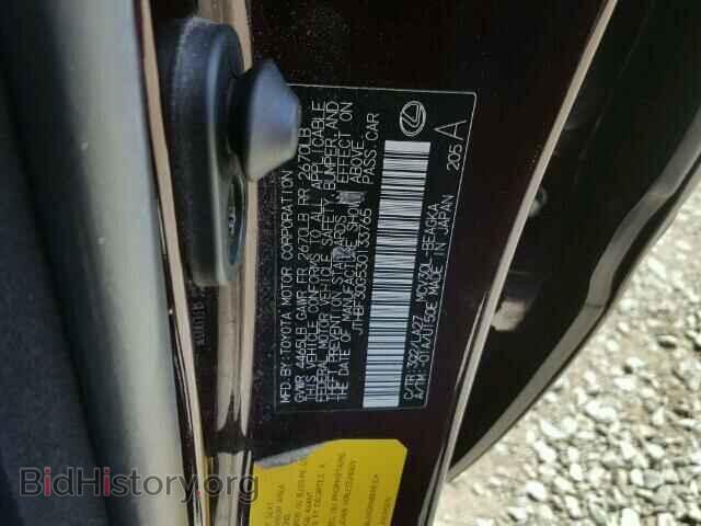 2003 LEXUS ES300 - VIN: JTHBF30G530133765 - Фото 10