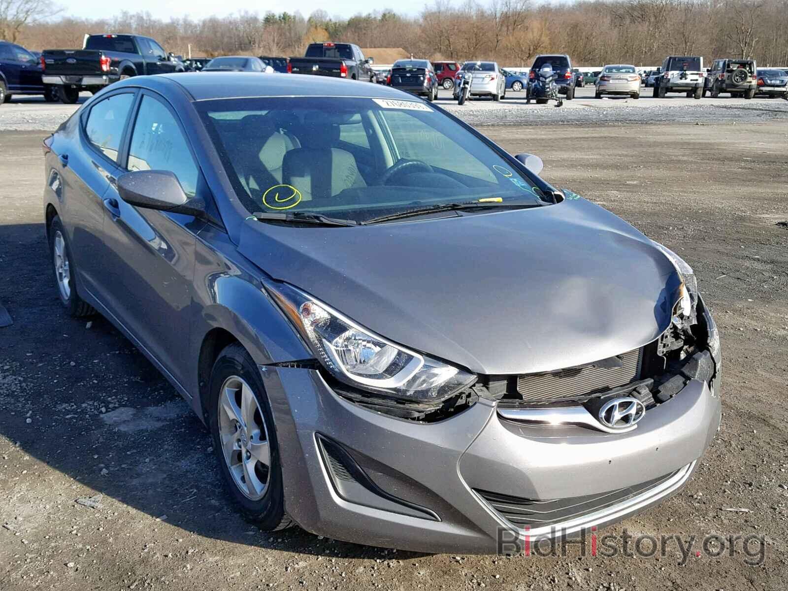 Photo 5NPDH4AE3EH504354 - HYUNDAI ELANTRA 2014