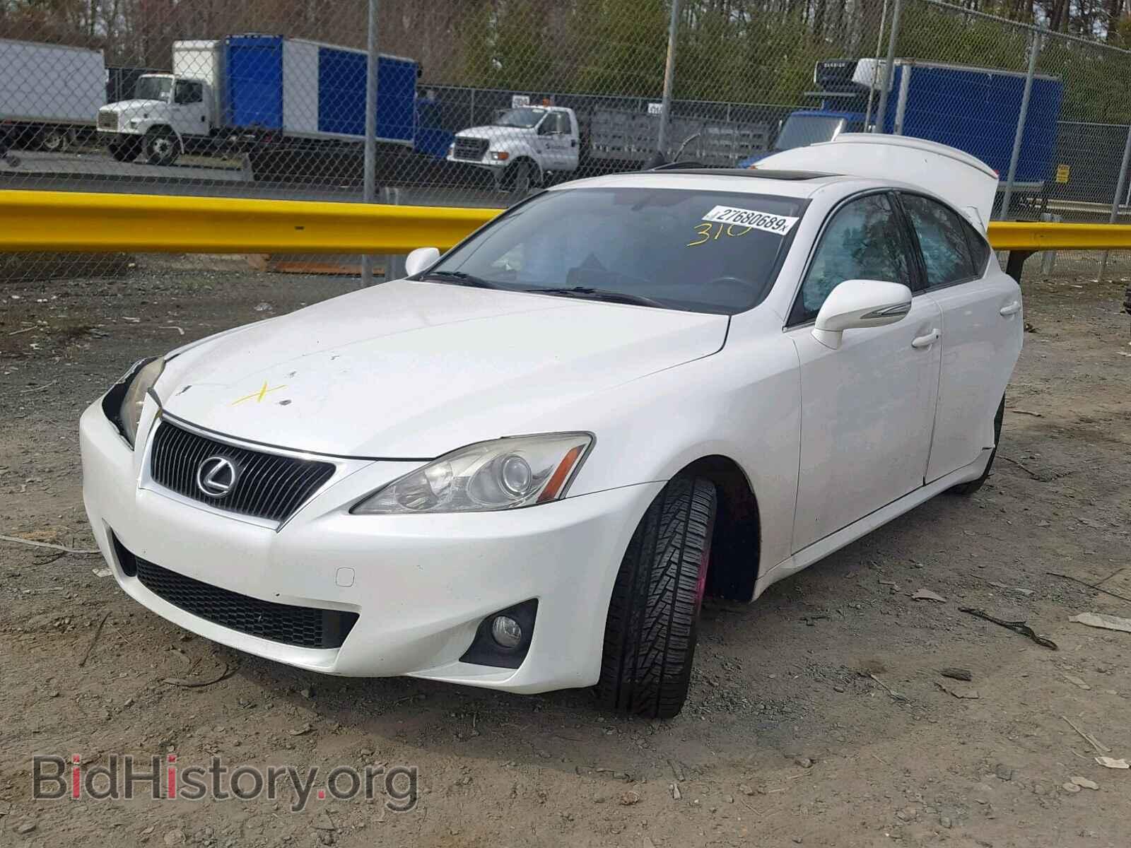 2011 LEXUS IS 250 - VIN: JTHBF5C22B5147782 - Фото 2