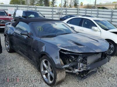 2017 Chevrolet CAMARO Camaro SS, gray — VIN 1G1FF3D74H0212650, Copart