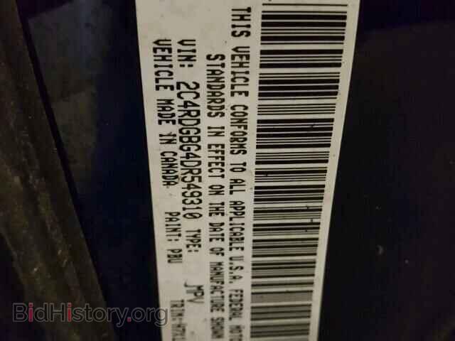 2013 DODGE CARAVAN - VIN: 2C4RDGBG4DR549310 - Photo 10