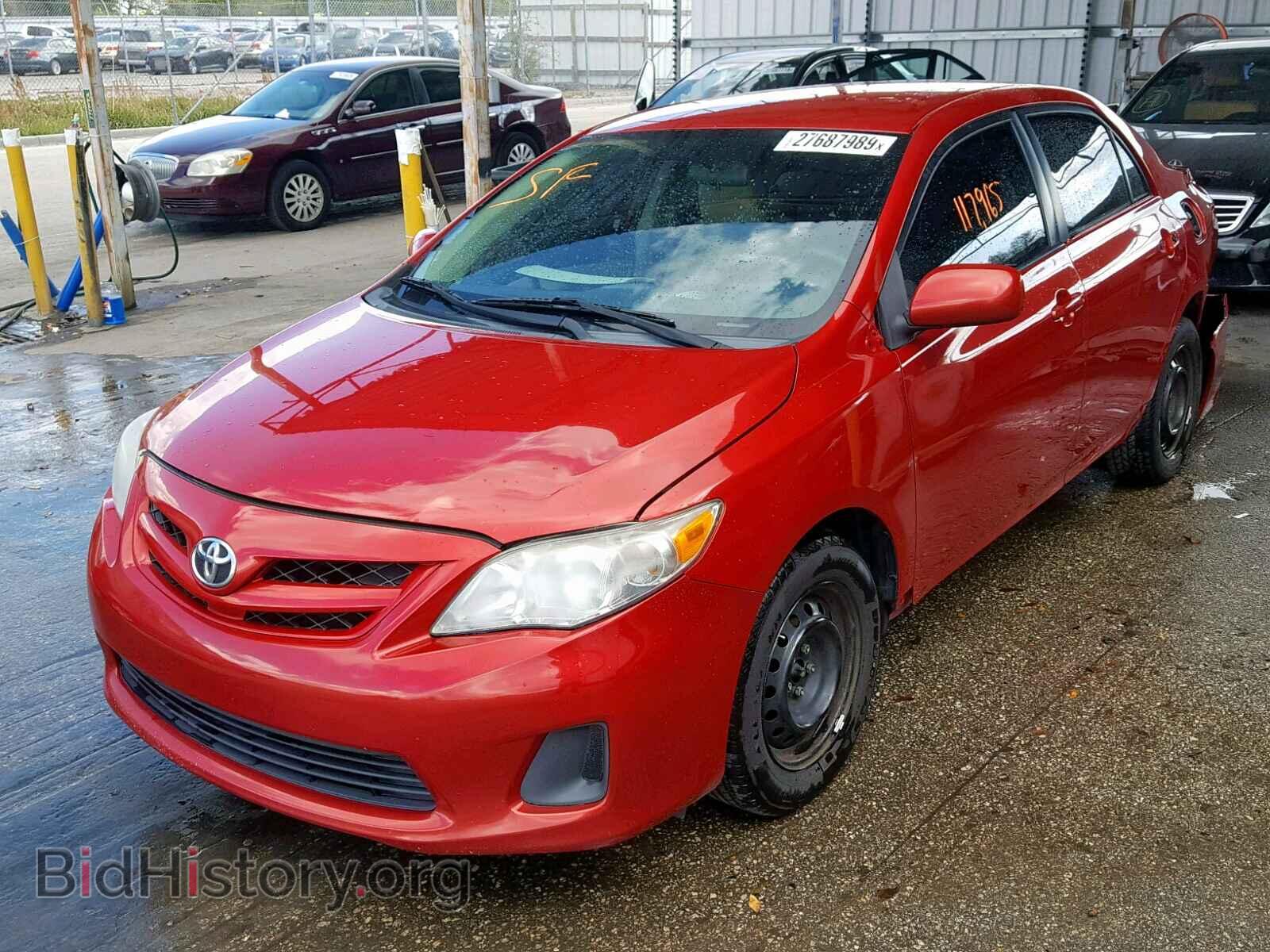 2011 TOYOTA COROLLA BA - VIN: 2T1BU4EE6BC546206 - Фото 2