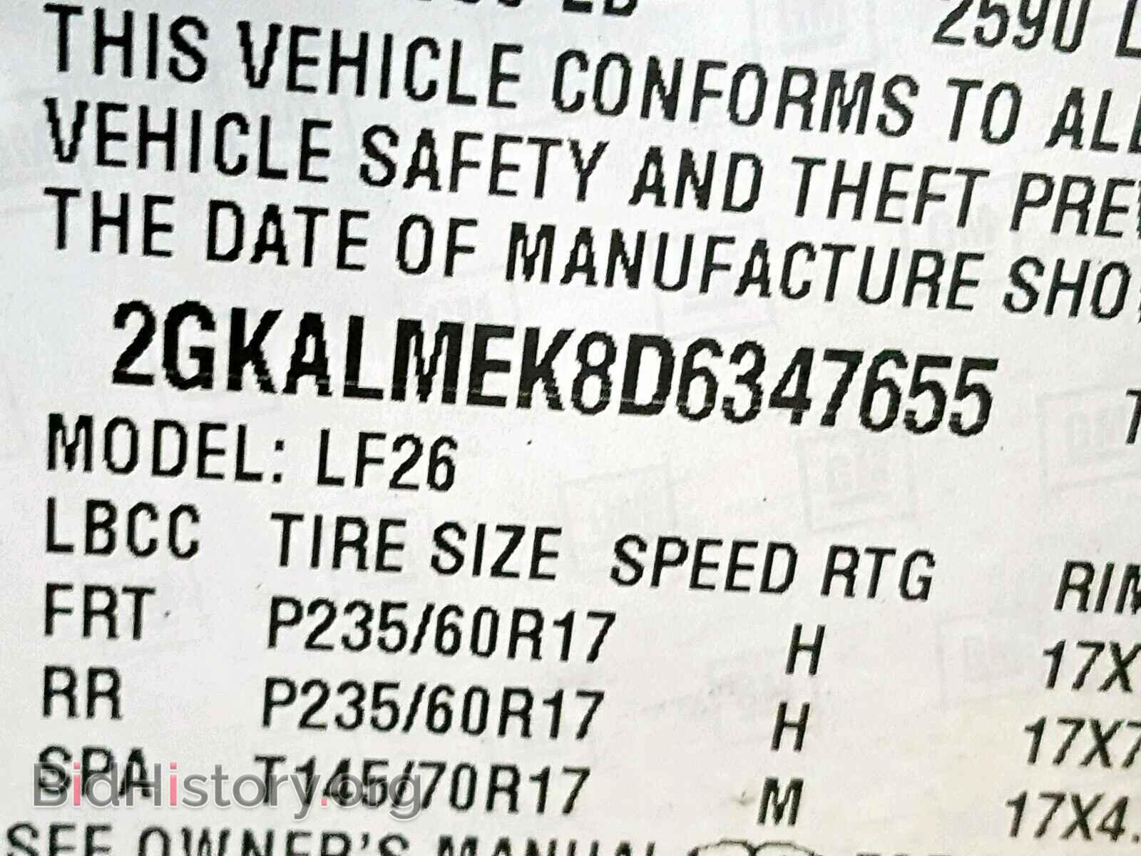 2013 GMC TERRAIN SL - VIN: 2GKALMEK8D6347655 - Фото 10