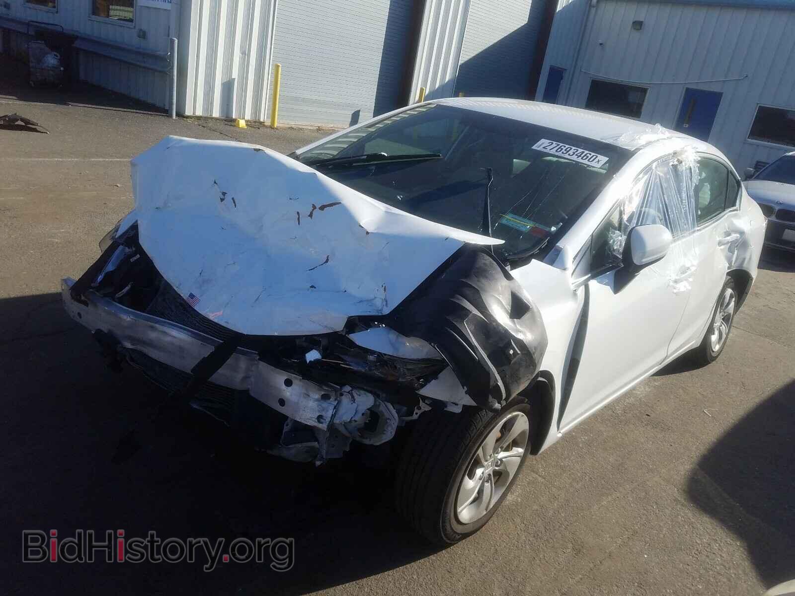 2014 HONDA CIVIC LX - VIN: 19XFB2F5XEE256213 - Фото 2