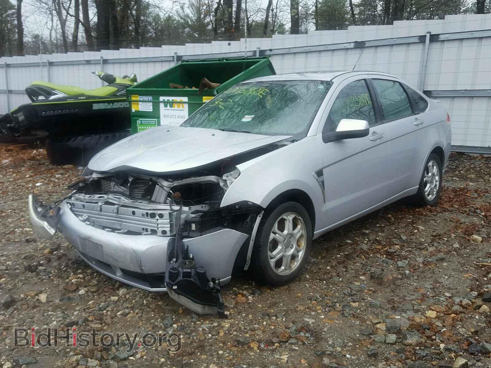 2008 FORD FOCUS - VIN: 1FAHP35N68W195461 - Фото 2