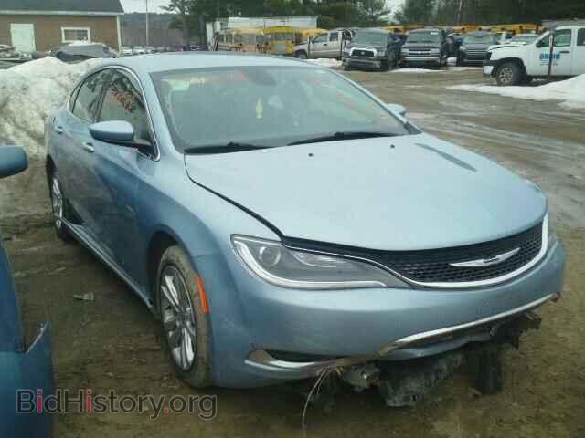 2015 Chrysler 200 200 Limite (VIN 1C3CCCAB4FN604043) — фото 1 из 10, Copart, повреждение: передняя часть