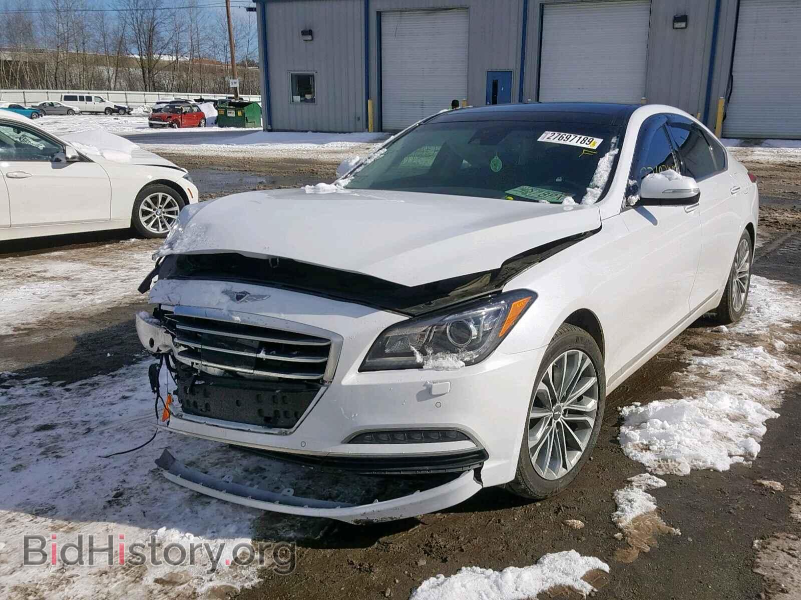 2017 GENESIS G80 - VIN: KMHGN4JE4HU207153 - Фото 2