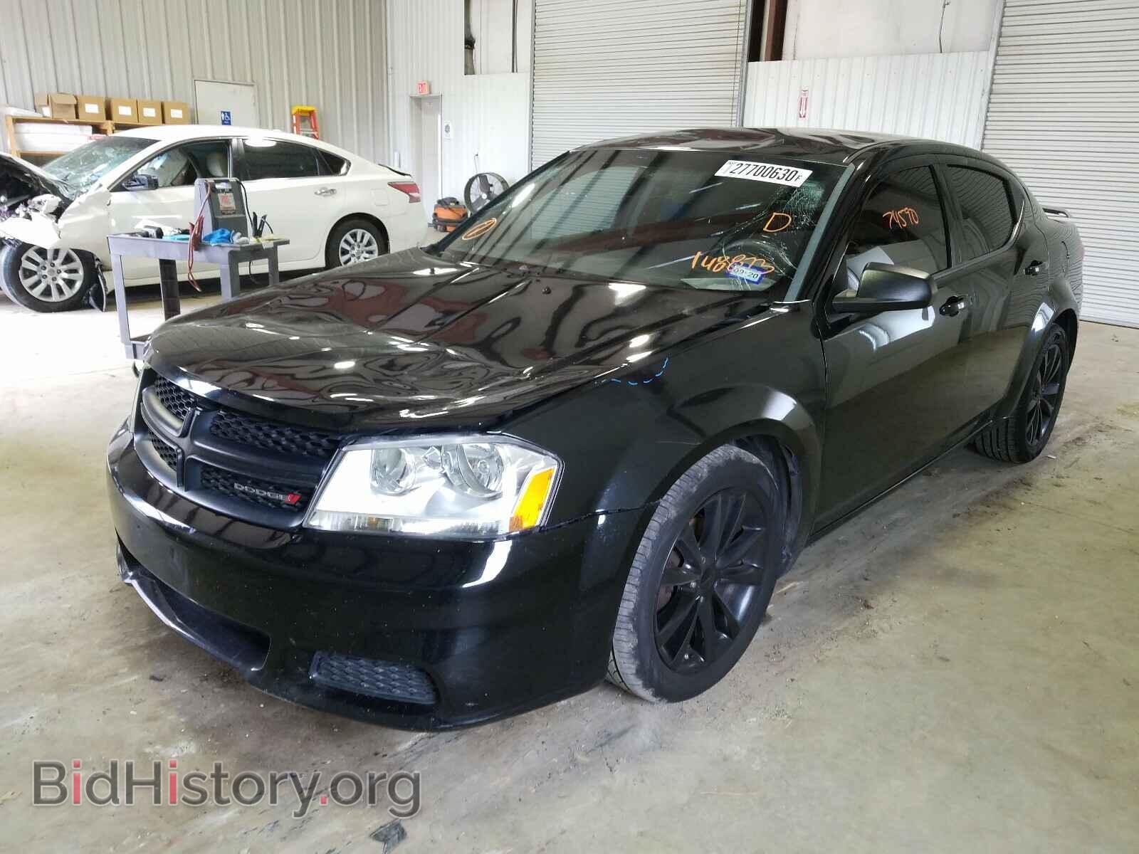 2014 DODGE AVENGER - VIN: 1C3CDZAB1EN148873 - Фото 2