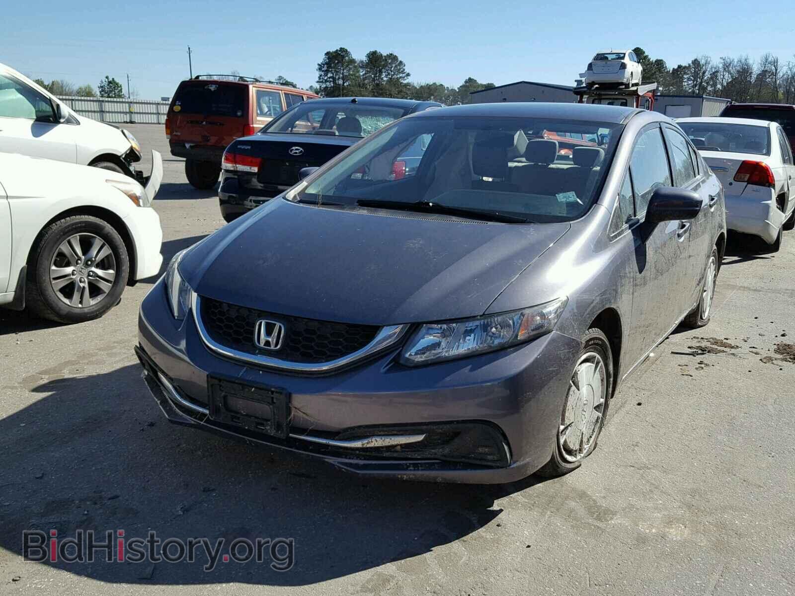 2014 HONDA CIVIC - VIN: 2HGFB2F67EH522009 - Фото 2