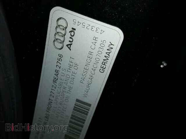 2012 AUDI A6 - VIN: WAUHGAFC4CN070305 - Фото 10