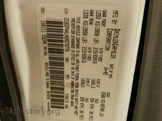 2006 DODGE CARAVAN - VIN: 2D8GP44L46R679776 - Фото 10