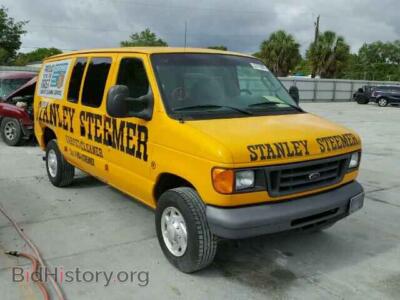 2007 Ford ECONOLINE, желтый — VIN 1FTNE24L67DB15275, Copart