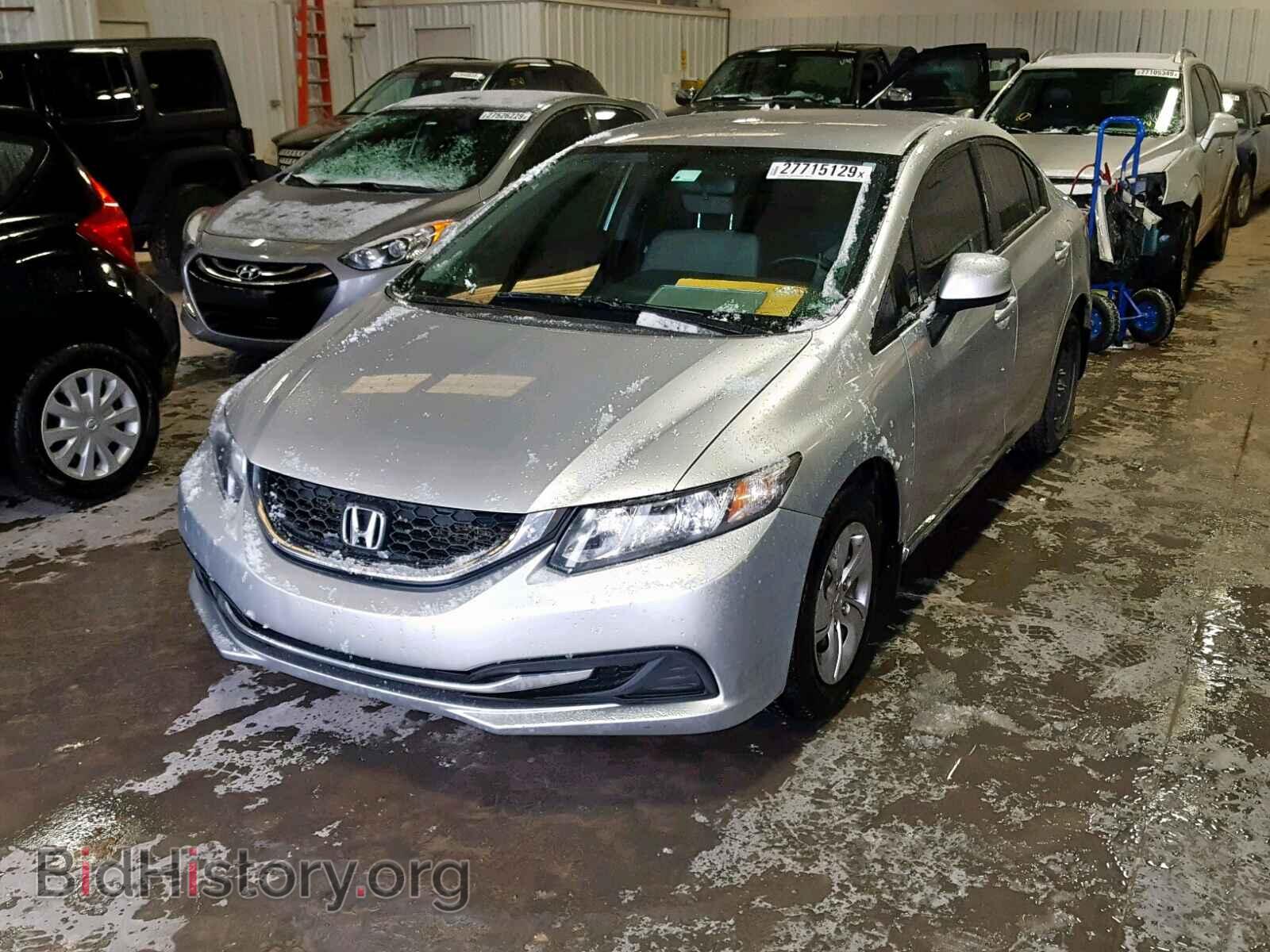 2013 HONDA CIVIC LX - VIN: 19XFB2F59DE044238 - Фото 2