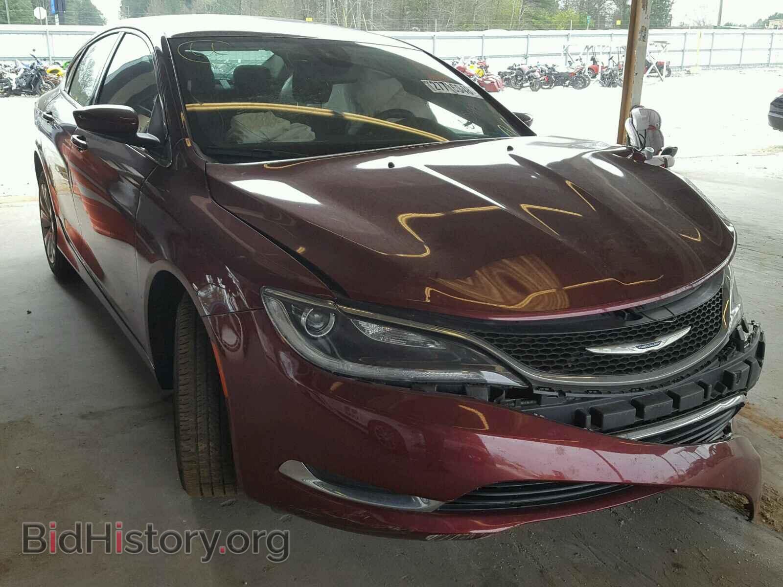Фотография 1C3CCCAG9GN176290 - CHRYSLER 200 2016