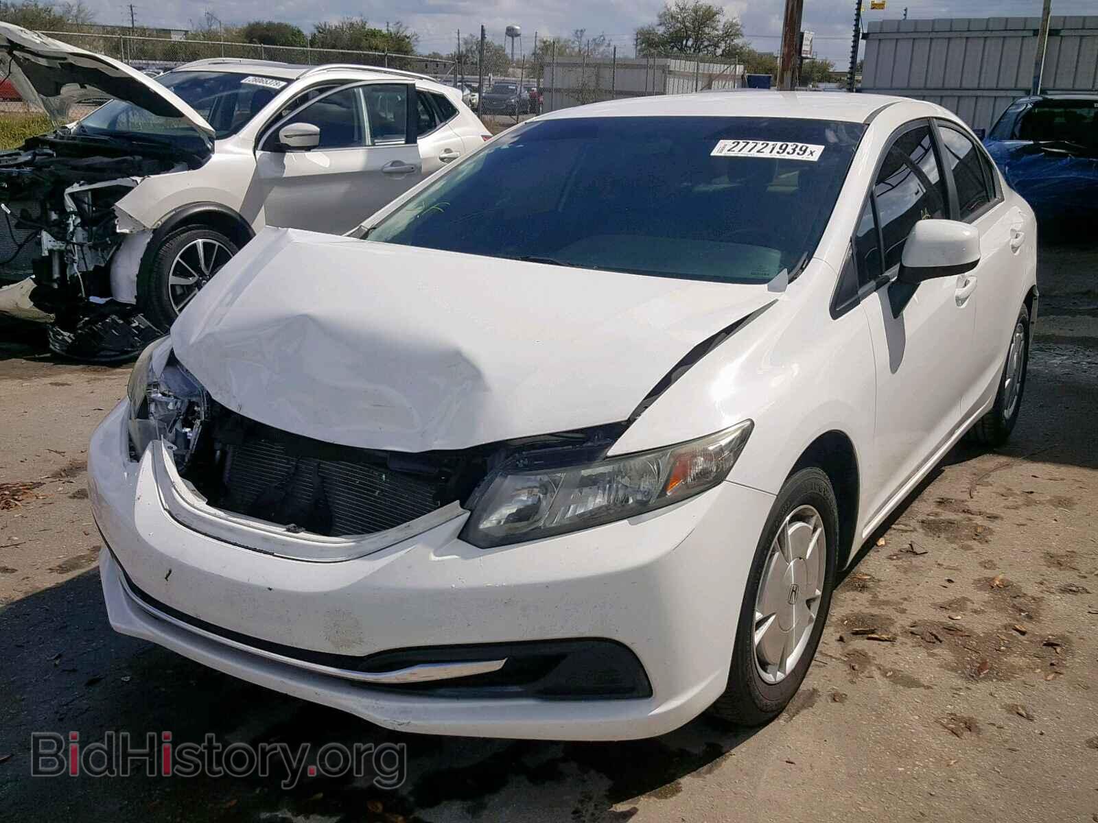 2013 HONDA CIVIC - VIN: 2HGFB2F65DH547957 - Фото 2