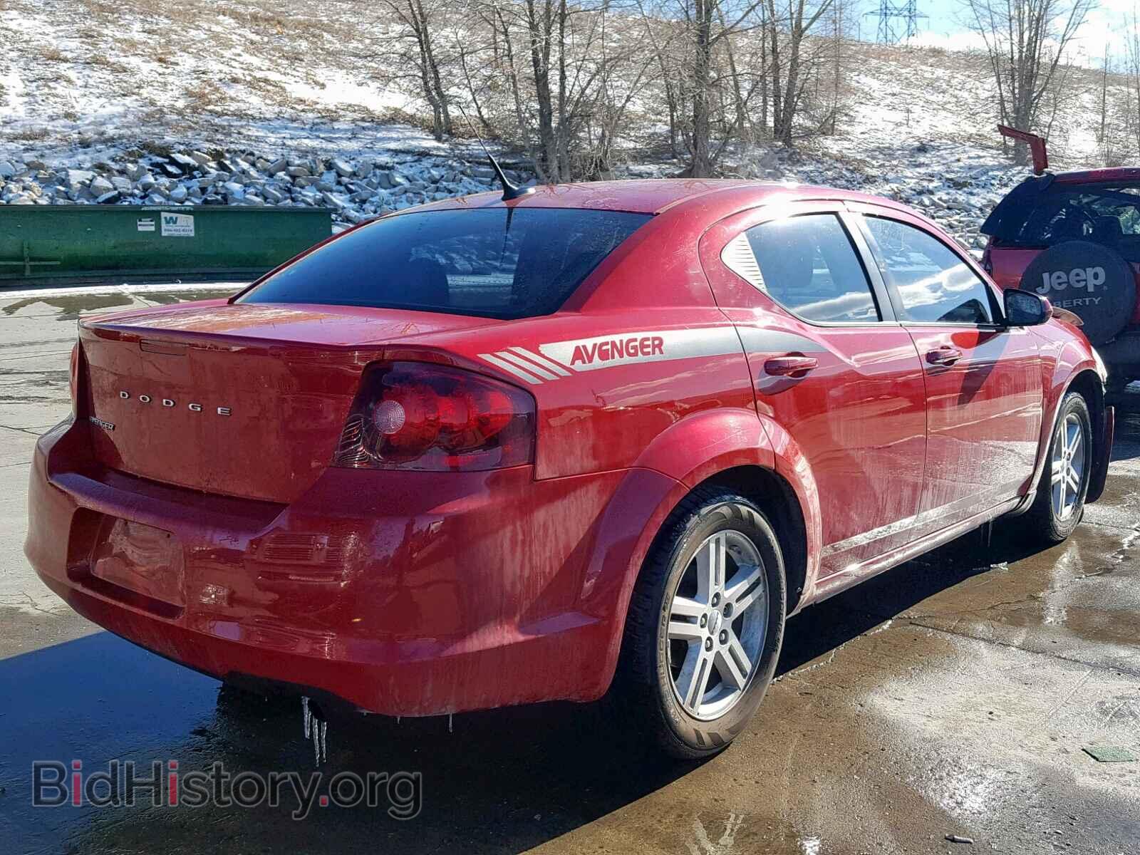 2011 DODGE AVENGER - VIN: 1B3BD1FB3BN508708 - Фото 4