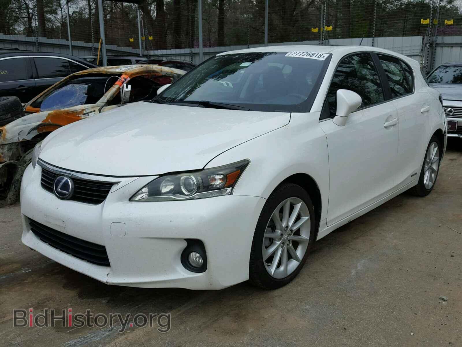 2011 LEXUS CT 200 - VIN: JTHKD5BH7B2046153 - Фото 2