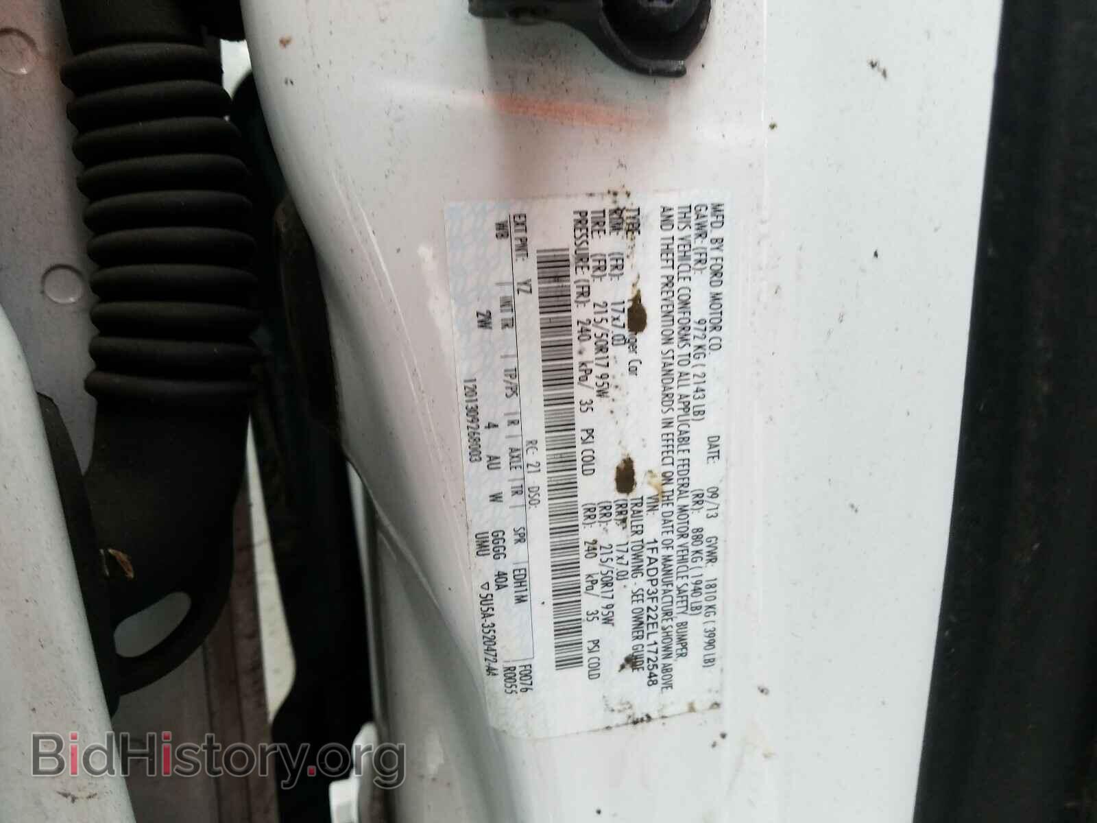 2014 FORD FOCUS - VIN: 1FADP3F22EL172548 - Photo 10