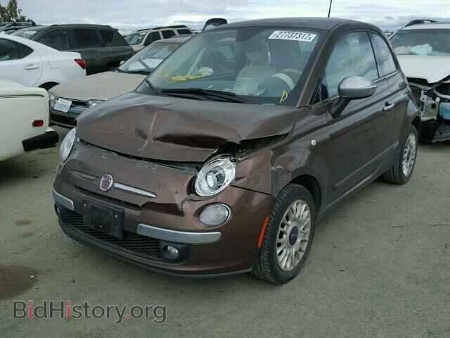 2012 FIAT 500 - VIN: 3C3CFFCR9CT104121 - Фото 2