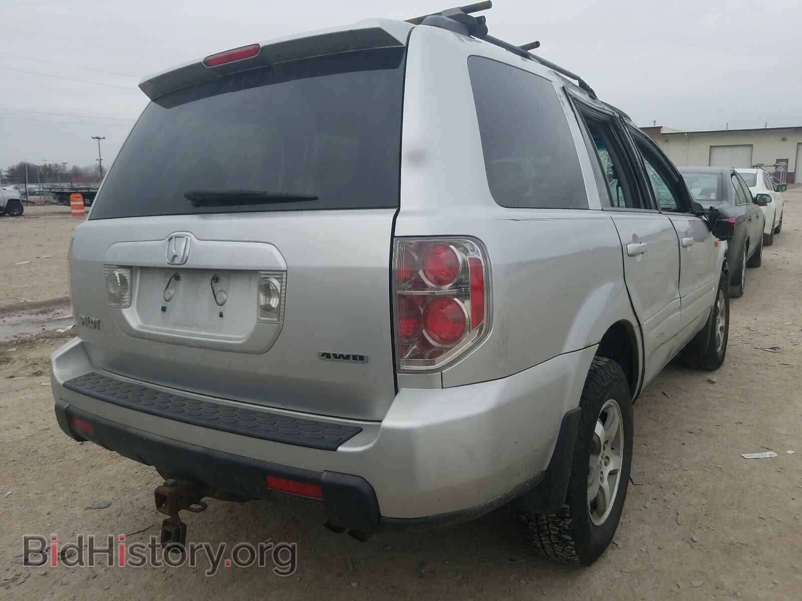 2007 HONDA PILOT - VIN: 2HKYF18597H515907 - Фото 4