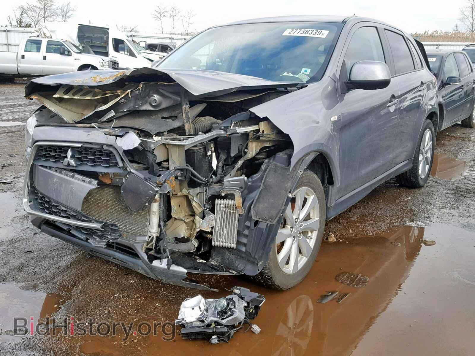 2014 MITSUBISHI OUTLANDER - VIN: 4A4AR3AUXEE015539 - Фото 2