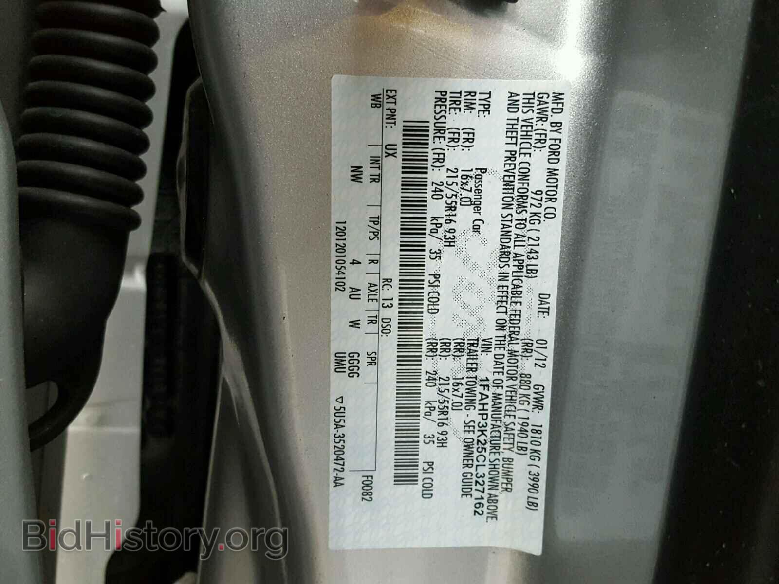 2012 FORD FOCUS - VIN: 1FAHP3K25CL327162 - Photo 10