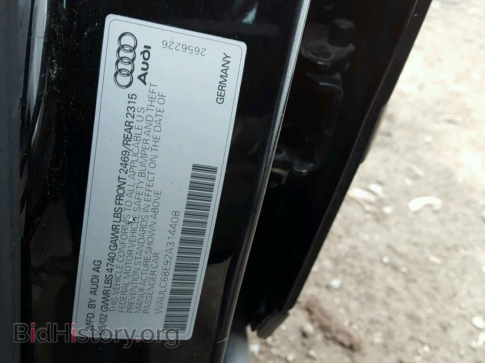 2002 AUDI A4 - VIN: WAULC68E92A314408 - Photo 10