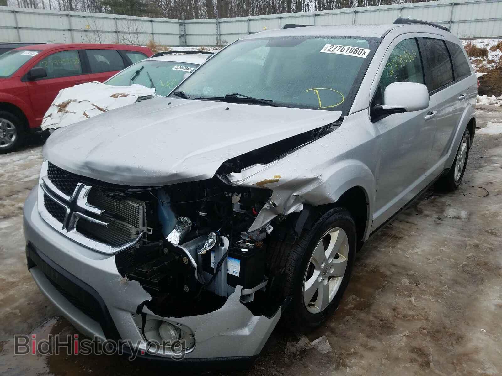 2012 DODGE JOURNEY - VIN: 3C4PDCBG2CT141612 - Фото 2