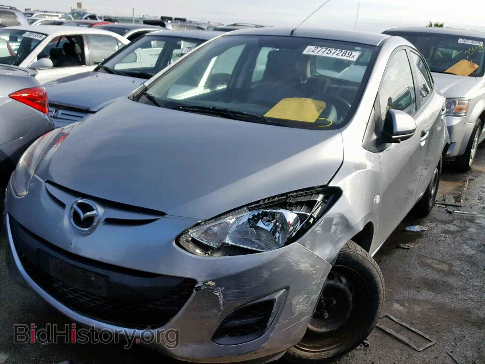 2013 MAZDA 2 - VIN: JM1DE1KZ6D0170955 - Фото 2