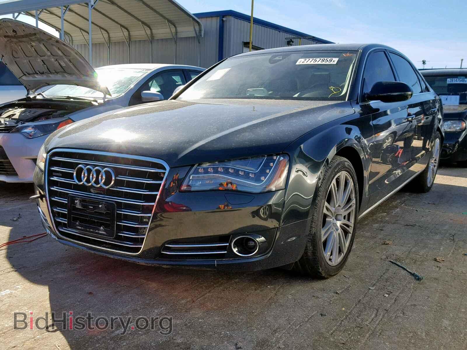 2013 AUDI A8 - VIN: WAURGAFD2DN024678 - Фото 2