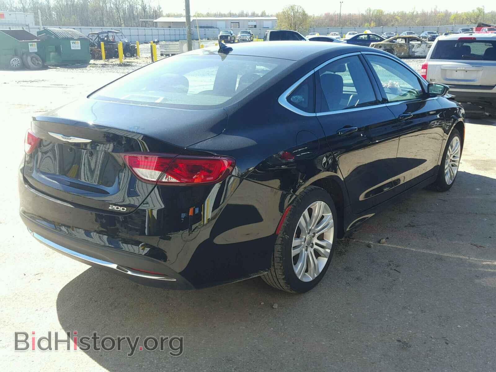 2015 CHRYSLER 200 - VIN: 1C3CCCABXFN672296 - Фото 4