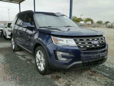 2016 Ford EXPLORER Explorer L, синий — VIN 1FM5K7FH3GGC57401, Copart