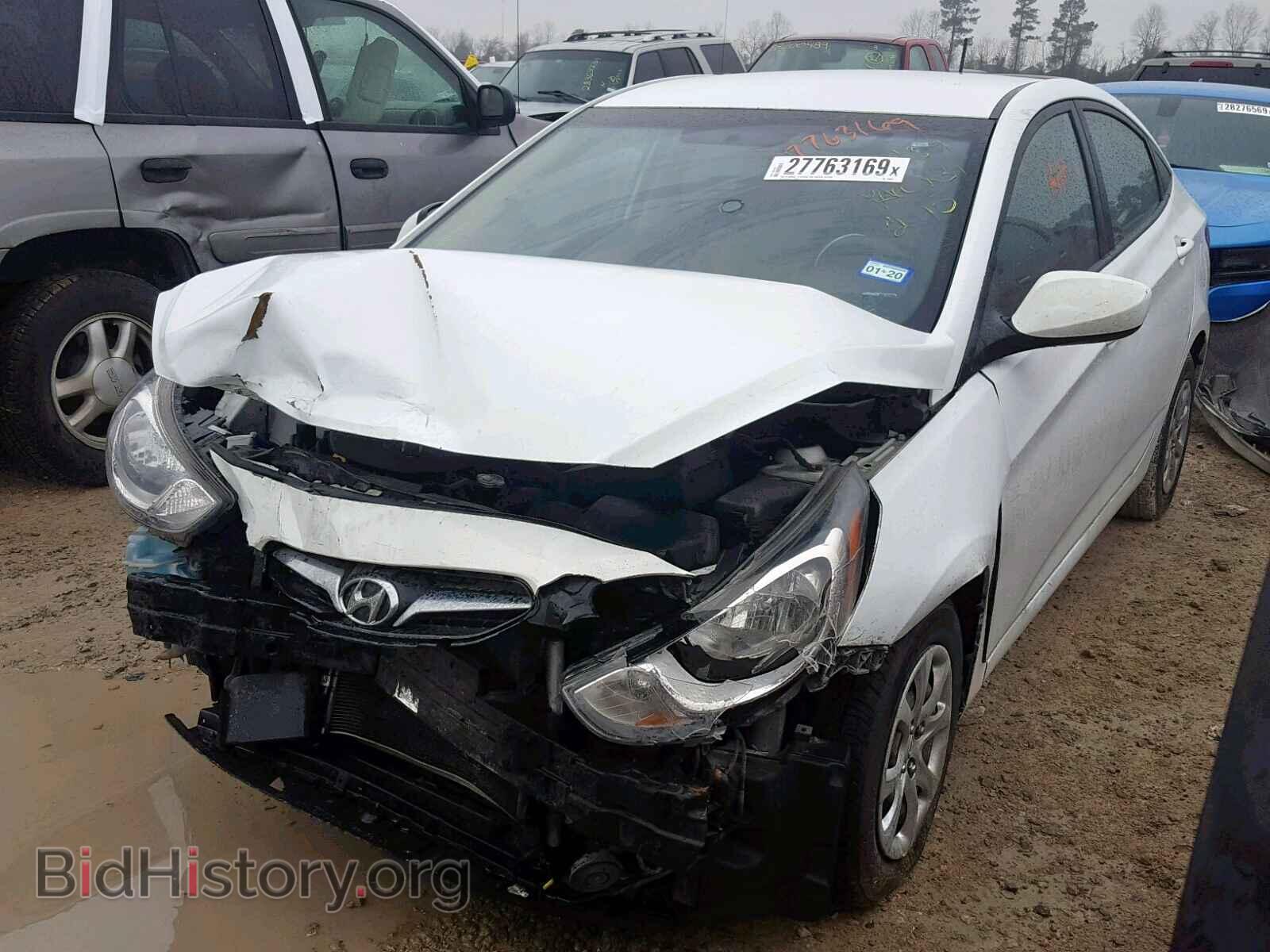 2014 HYUNDAI ACCENT - VIN: KMHCT4AE0EU656264 - Фото 2