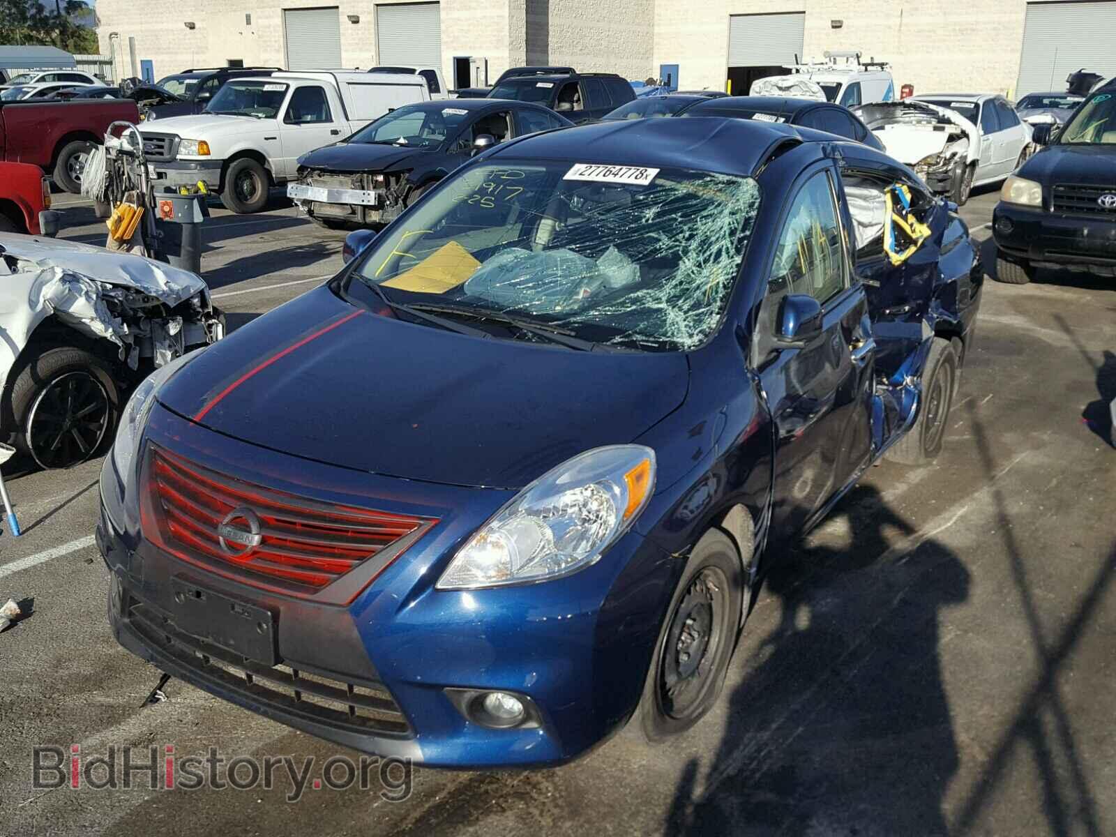 2014 NISSAN VERSA - VIN: 3N1CN7AP2EL829653 - Фото 2