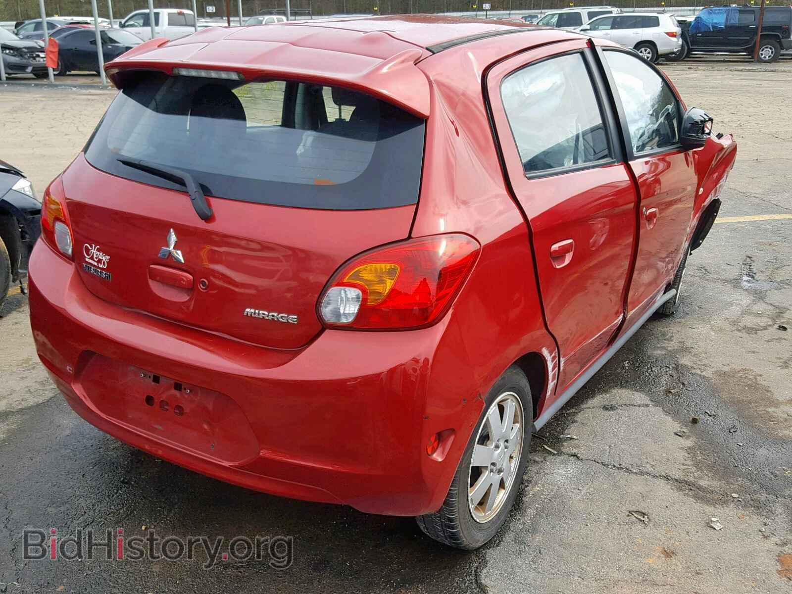 2014 MITSUBISHI MIRAGE - VIN: ML32A4HJ5EH015521 - Фото 4