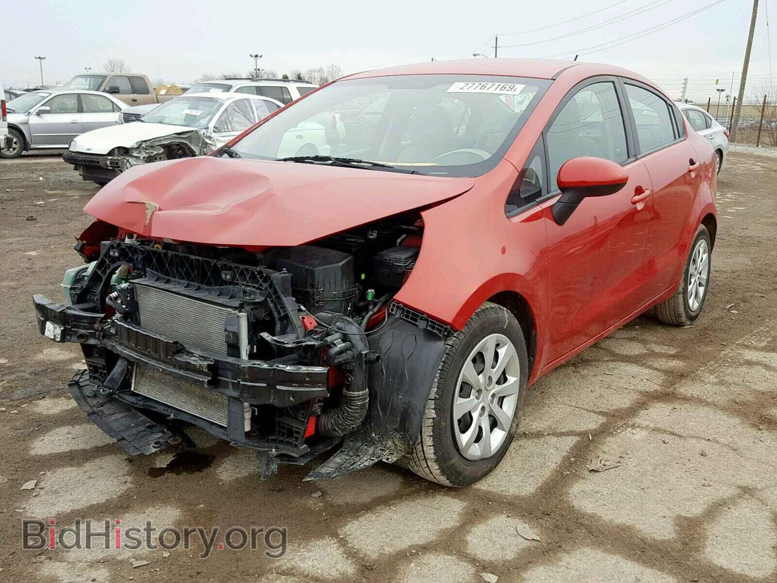 2012 KIA RIO - VIN: KNADM4A3XC6084817 - Фото 2