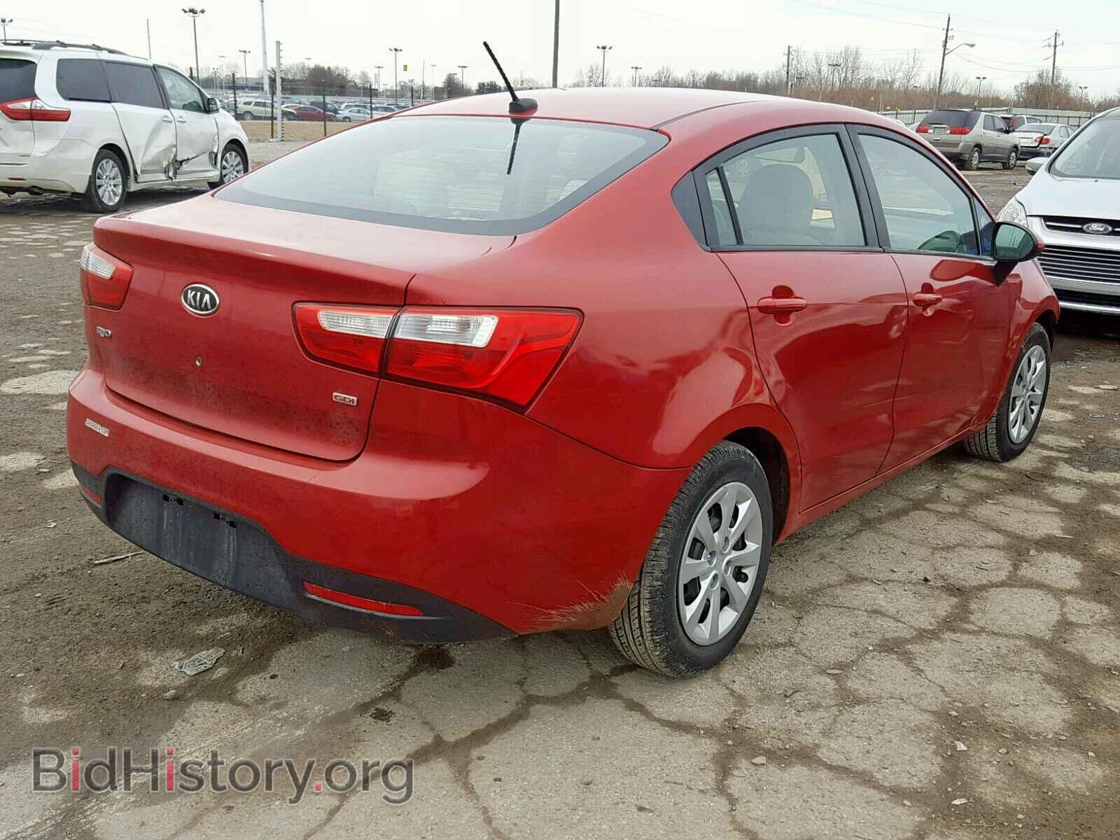 2012 KIA RIO - VIN: KNADM4A3XC6084817 - Фото 4