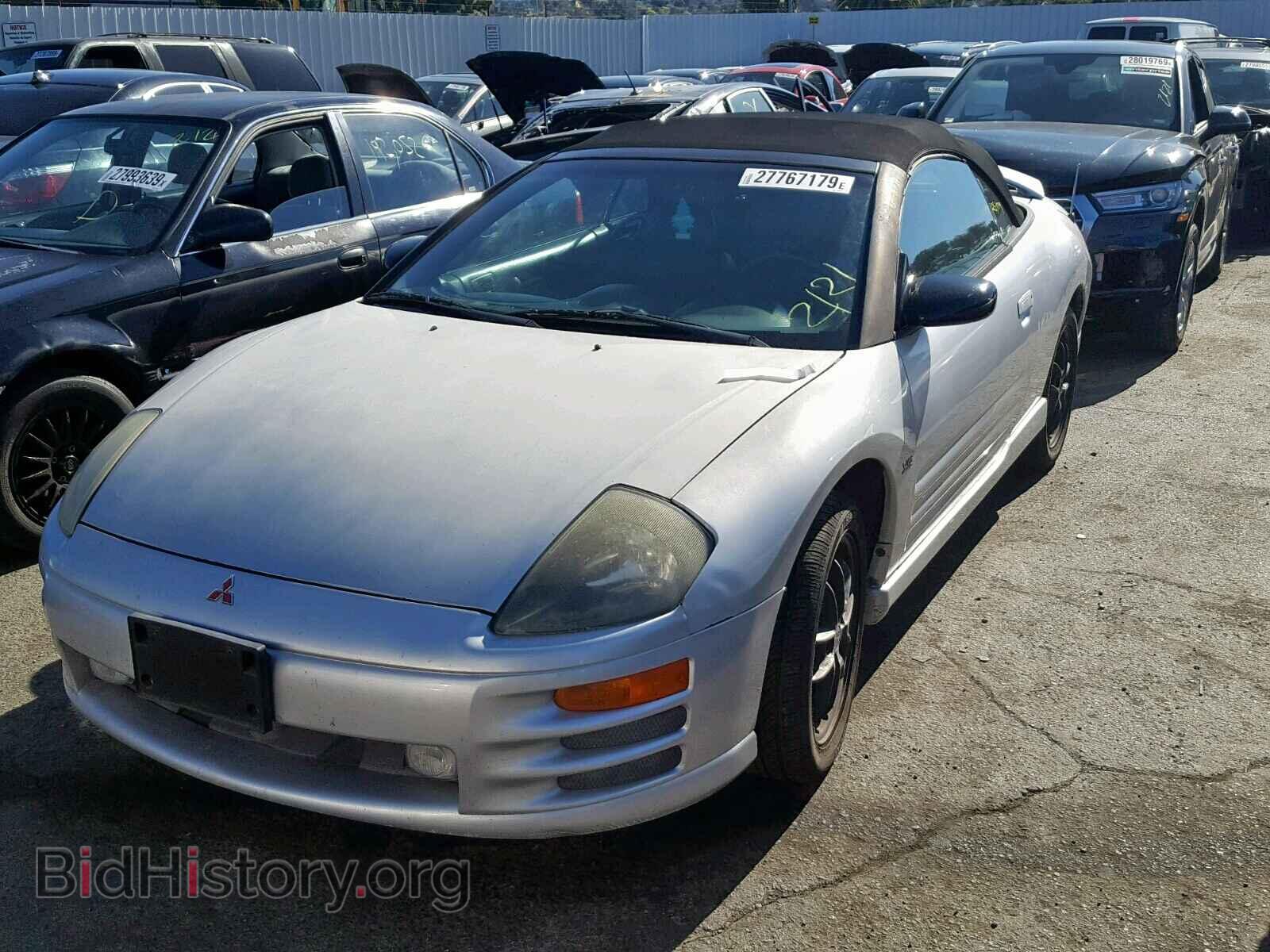 2001 MITSUBISHI ECLIPSE - VIN: 4A3AE85H21E185608 - Фото 2