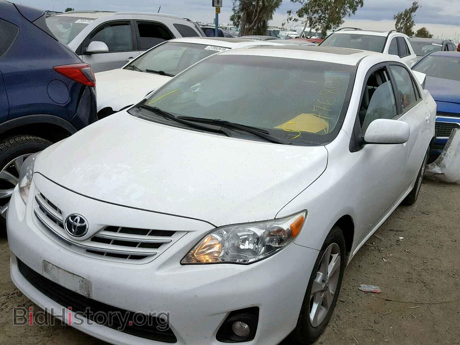2013 TOYOTA COROLLA BA - VIN: 2T1BU4EE2DC953037 - Фото 2
