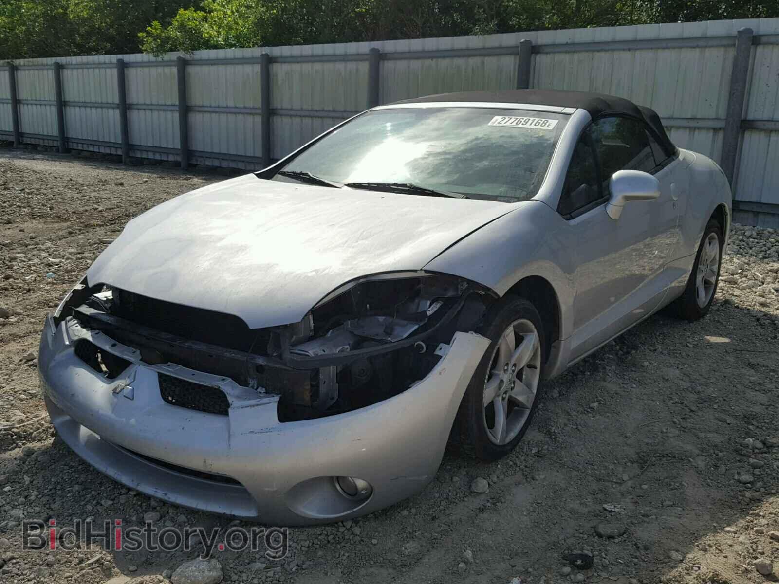 2007 MITSUBISHI ECLIPSE - VIN: 4A3AL25F97E052452 - Фото 2