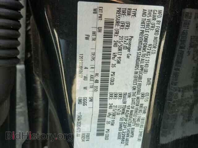 2015 FORD FOCUS - VIN: 1FADP3F22FL229882 - Фото 10