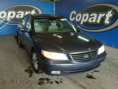 2008 Hyundai AZERA Azera SE/L, blue — VIN KMHFC46F98A321301, Copart